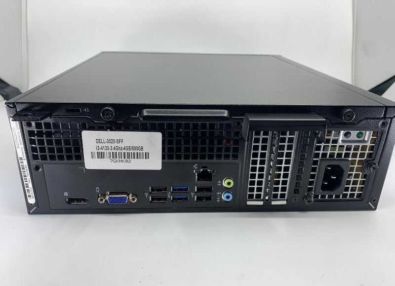 DELL Optiplex 3020- SFF Intel i3-4130 3.4GHz 4GB DDR3-500GB HDD-(PRE-O